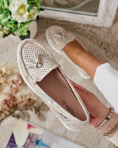 Royalfashion Жіночі ажурні мокасини Molaffa