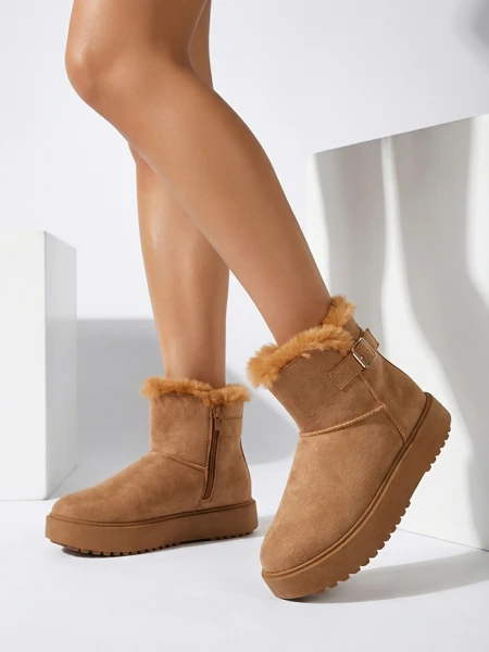 Royalfashion Короткие женские ботинки a'la снегоходы Aurelia Classico