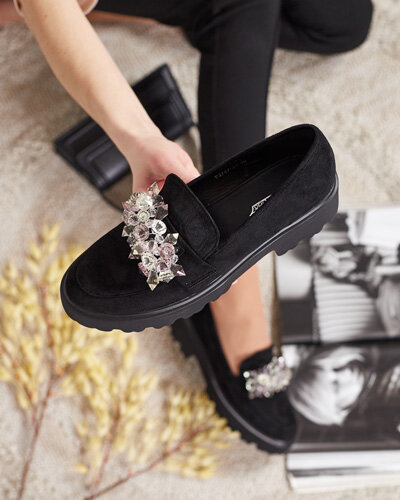 Royalfashion Женские мокасины с орнаментом Leyla