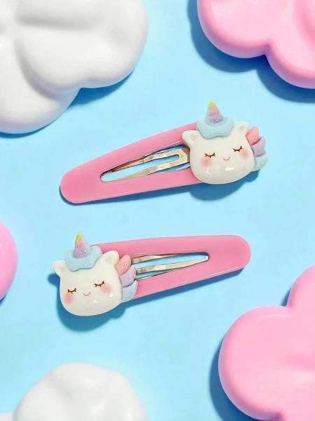 Яркие заколки для волос Angelicornia