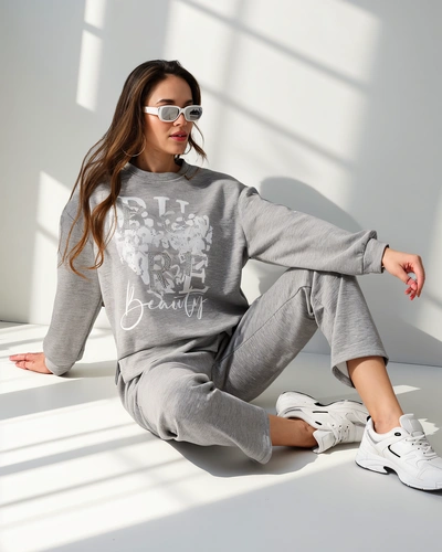 Royalfashion жіночий комплект з віскози з принтом