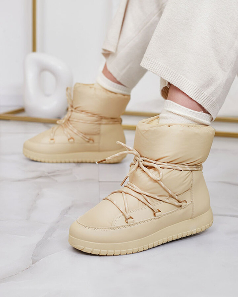 Жіночі снігоступи Royalfashion бежевого кольору Iredas