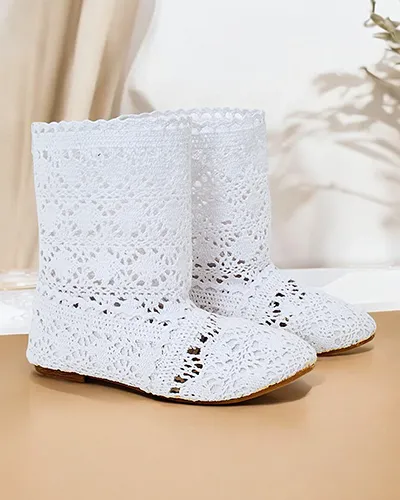 Дитячі ажурні чобітки Royalfashion Ollor
