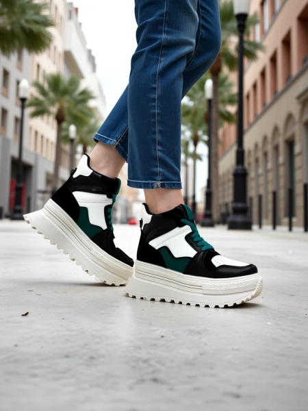 Royalfashion Высокие женские спортивные кроссовки Geeky