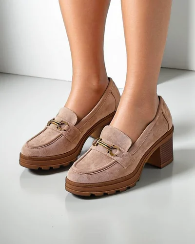 Royalfashion Женские замшевые туфли на каблуке Tollinge