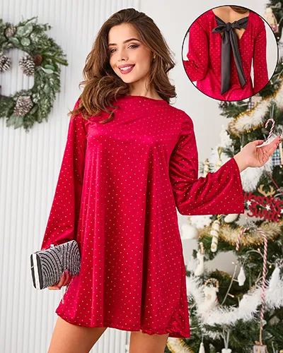 Женское вельветовое платье Royalfashion