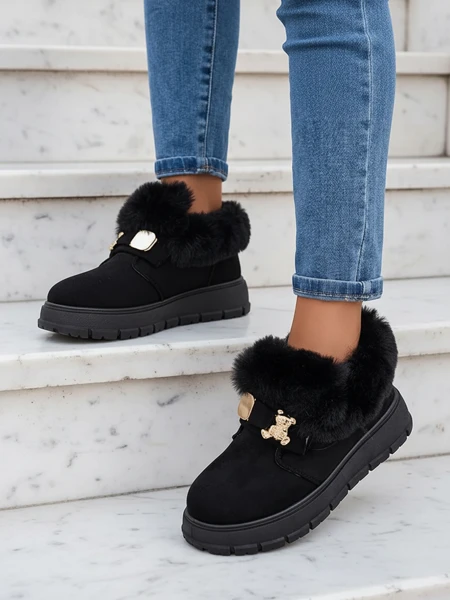 Royalfashion Жіночі короткі черевики а-ля снігоступи Dobis