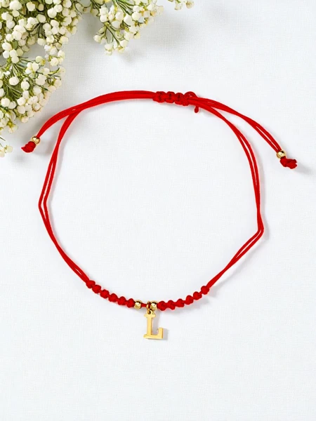 Браслет для женщин с буквой L Luna Spark