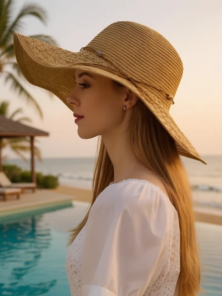 Royalfashion Солом'яний капелюх для жінок Aveline