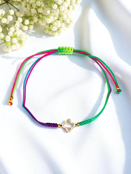 Женский браслет с украшением «Золотой прилив»