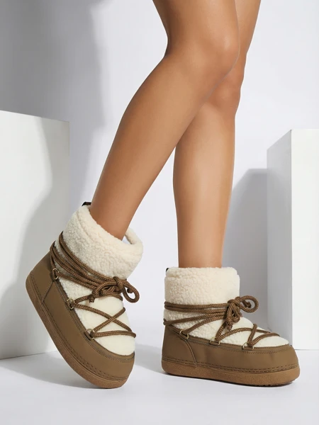 Жіночі снігоходи з кожушком Uvella