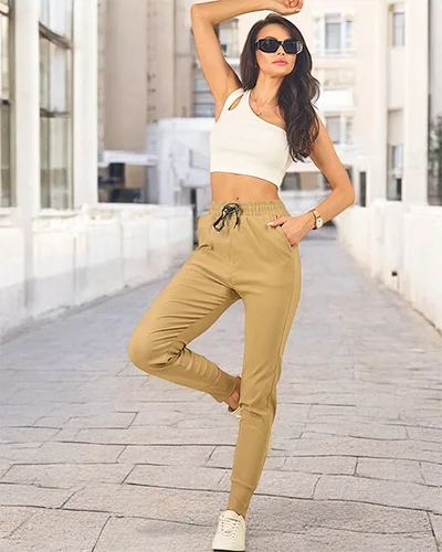 Жіночі прямі тканинні штани Royalfashion