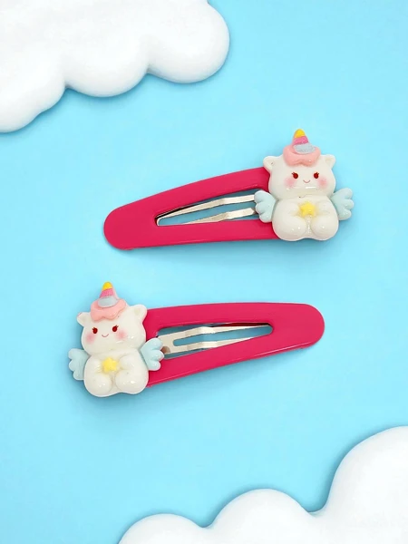 Цветные заколки для волос Angelicornia