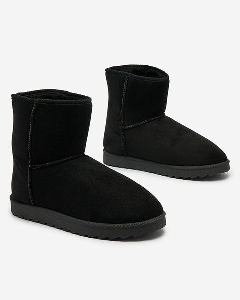 Royalfashion Женские сапоги a'la snow boots черного цвета Aener