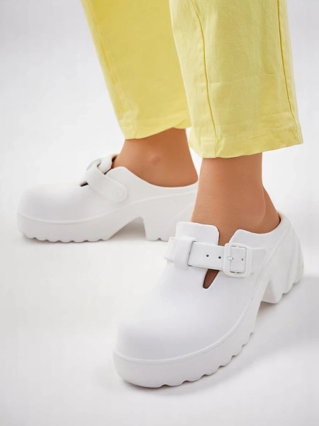 Royalfashion Жіночі гумові босоніжки на підборах Voxones