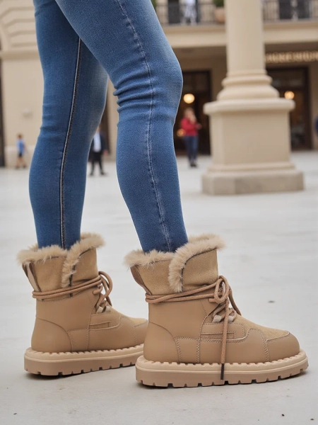 Royalfashion Жіночі зимові черевики на шнурівці Viovi