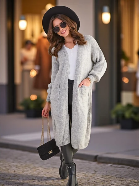 Royalfashion В'язаний жіночий пончо-світер