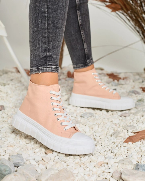 Royalfashion Powder Женские высокие кеды Ates Sneakers