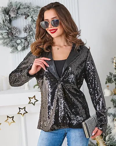 Жакет Royalfashion с пайетками для женщин