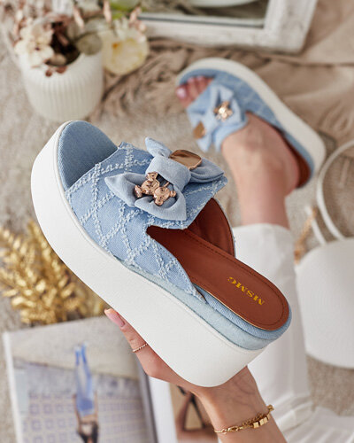 Royalfashion Жіночі шльопанці Dalimes на котурні