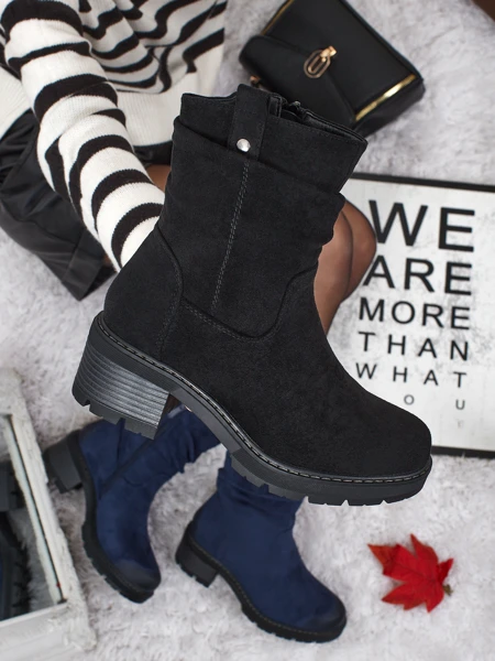 Вищі ботильйони жіночі еко замшеві Carmine