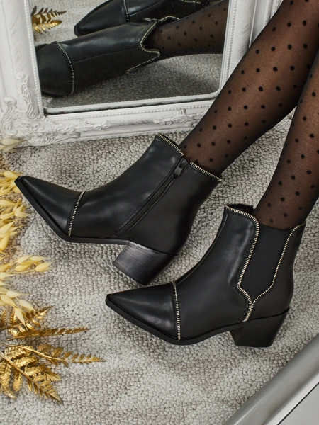 Ботильоны женские из экокожи на каблуке Omen Glade