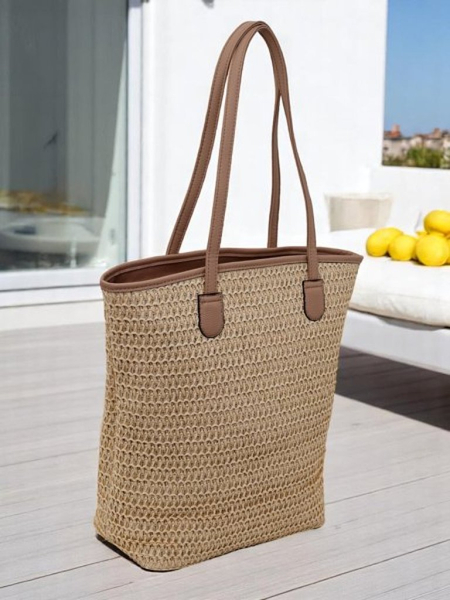 Royalfashion Большая женская соломенная сумка Solea Bag