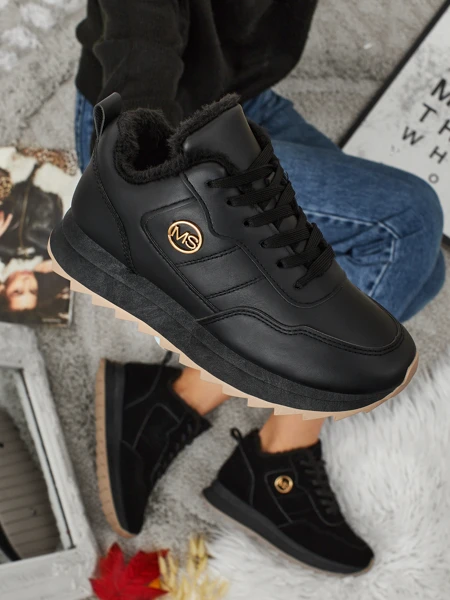 Royalfashion Утепленные женские кроссовки с мехом Casot