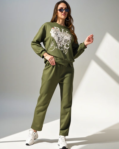 Женский комплект из вискозы Royalfashion с принтом