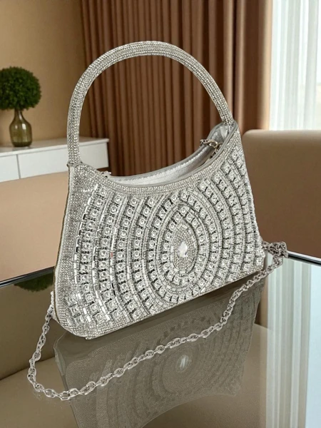 Royalfashion Копертова жіноча сумочка з цирконами Sova Glint