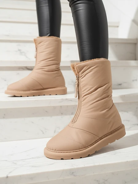 Женские ботинки Elysium светло-коричневого цвета для зимы