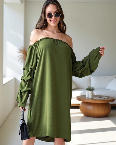 Royalfashion Плавное женское платье, вдохновленное испанским стилем с рюшами