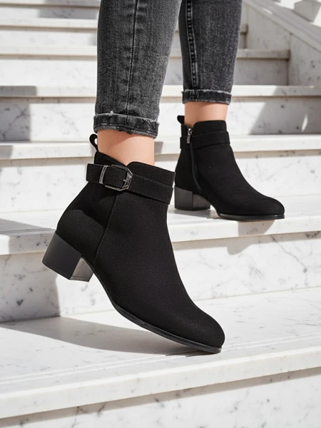 Ботильйони Elegante Nero з Екошкіри