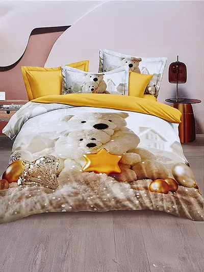 Royalfashion Рождественское постельное белье 160x200 комплект 3-ЧАСТИ