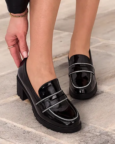 Лоферы из патентованной кожи Royalfashion для женщин Befies