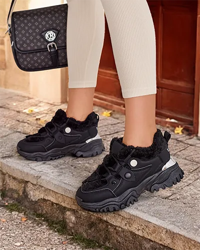 Женские утепленные кроссовки Royalfashion Poriomo