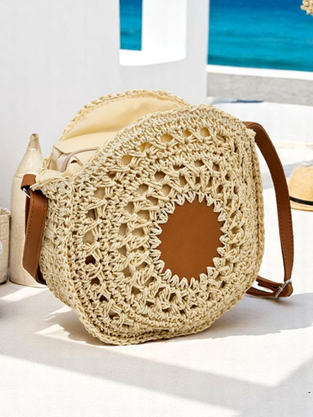 Royalfashion Маленька жіноча солом'яна сумочка Solar Mini