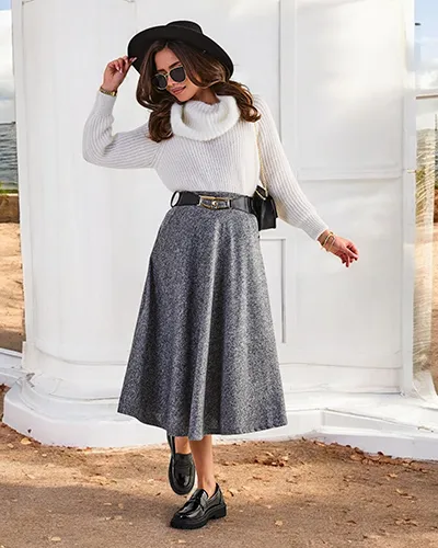 Спідниця міді для жінок Royalfashion