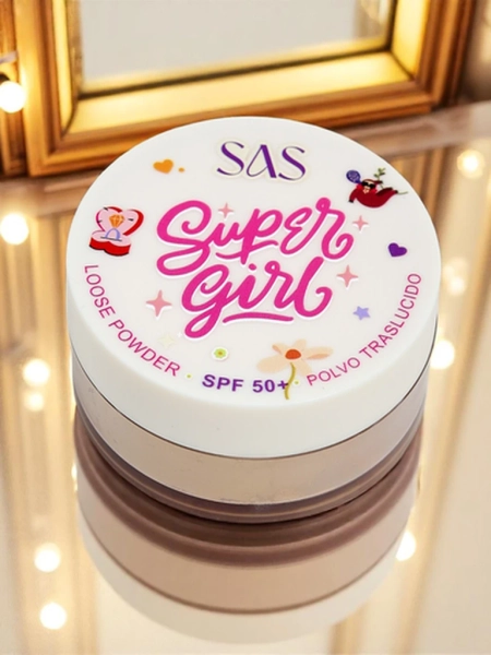 Розсипчаста пудра для обличчя з SPF 50 Золотисте сяйво