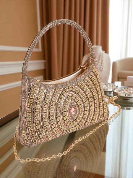 Royalfashion Копертова жіноча сумочка з цирконами Sova Glint