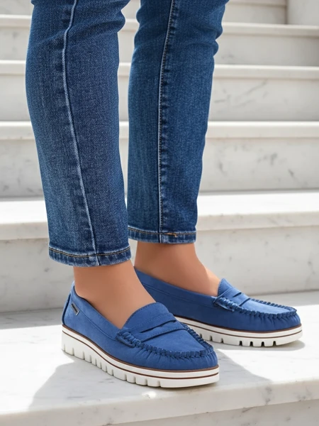 Royalfashion Женские экокожаные мокасины Bellisse