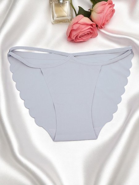 Royalfashion Лазерно вирізані жіночі трусики з декоративними ремінцями Edge Chic