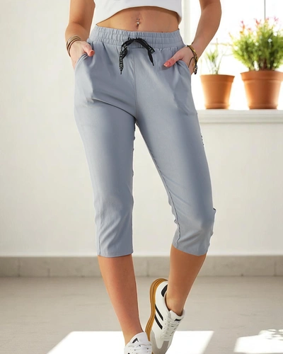 Royalfashion Хлопковые женские шорты 3/4