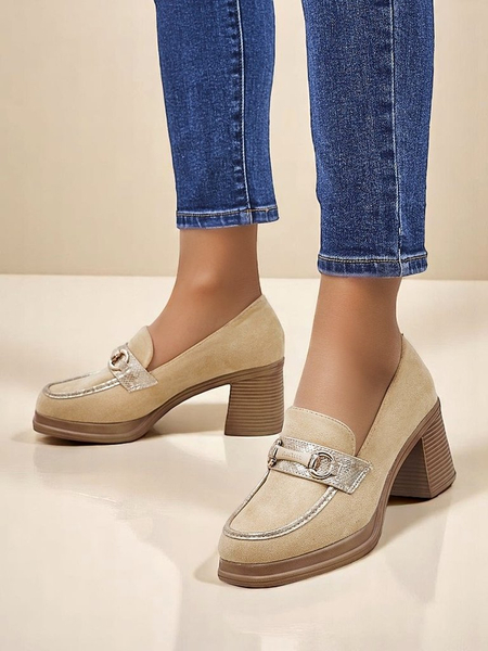 Royalfashion Жіночі лофери на блочному каблуці Apareus