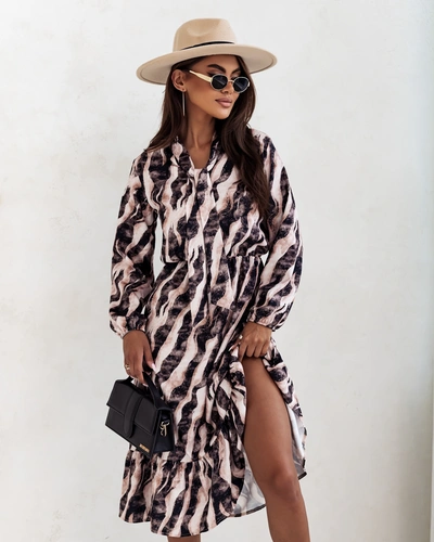 Женское миди-платье Royalfashion с принтом