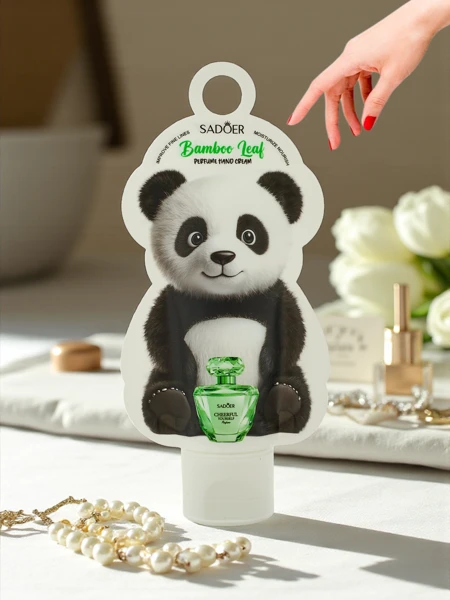 Sadoer Bamboo Leaf крем для рук 50 мл в упаковке Panda — Aurelia Edition