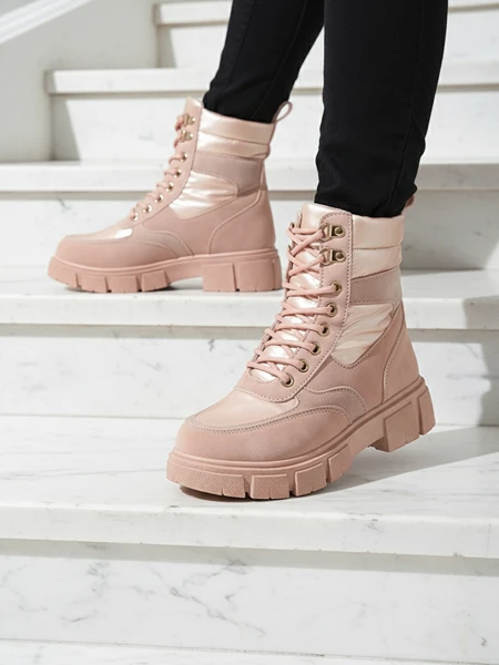 Bootsy Fuego Rosa – Стильные женские ботинки на плоском каблуке