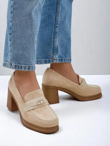 Royalfashion женские лоферы на блочном каблуке Evelay