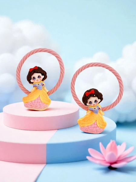 Гумки для волосся з принцесою мотивом