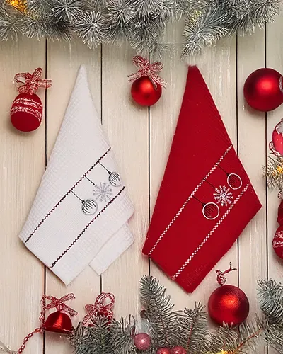 Набор полотенец Royalfashion Holiday Счастливого Нового Года